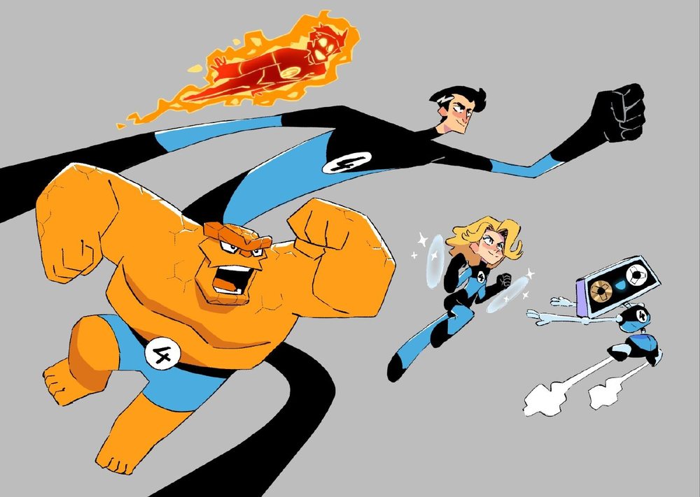 Fantastic Four — design by Wild Comet Media